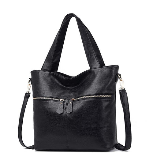 New 2019 European style Women's Handbags black Women Messenger Bags Leisure Female Tote Fashion Large capacity Shoulder Bags